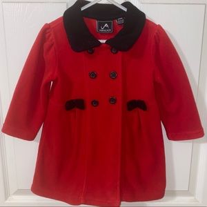 Red Pea Coat